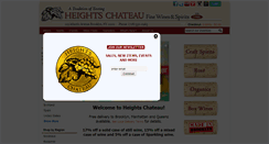Desktop Screenshot of heightschateau.com